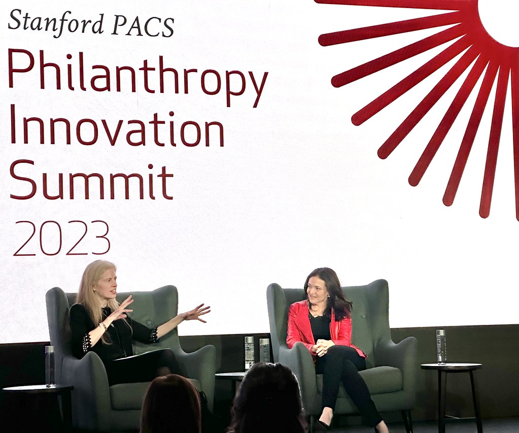 Stanford PACS Philanthropy Innovation Summit 2023 with Laura Arrillaga-Andreessen and Sheryl Sandberg