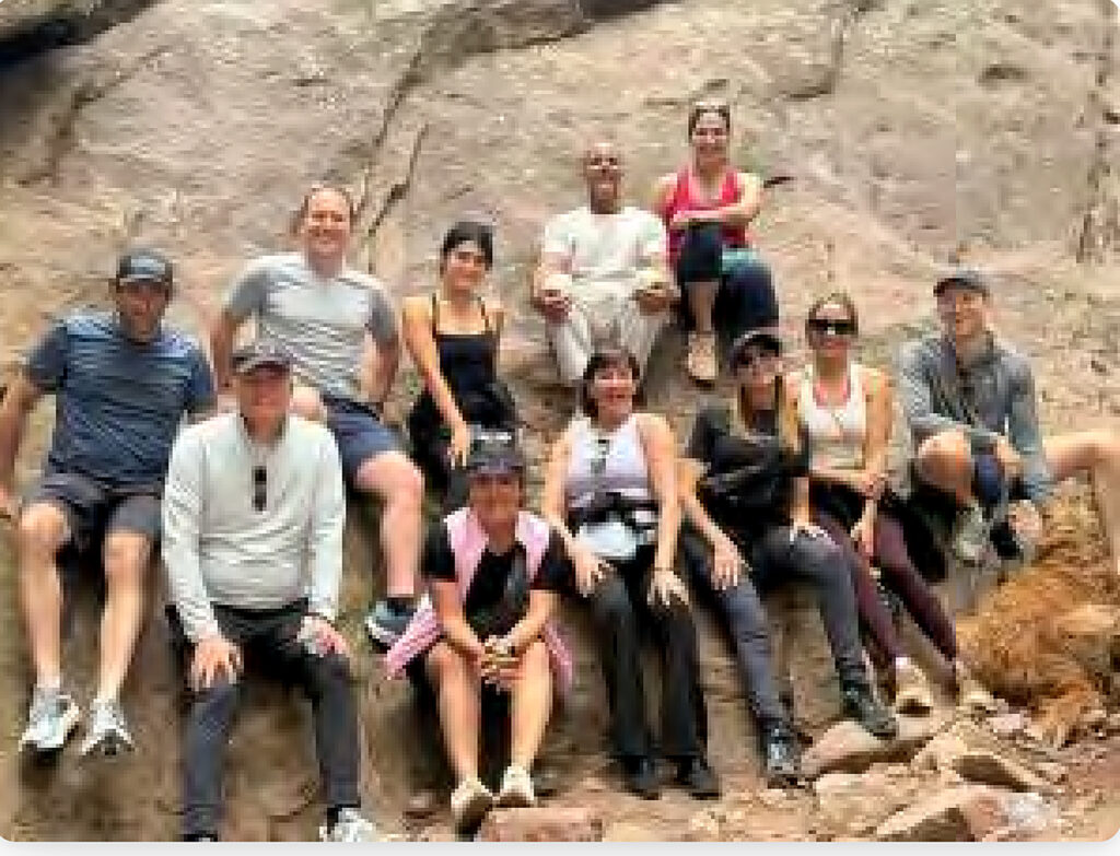 Melissa Rubin with colleagues at the Compass Retreat in Denver