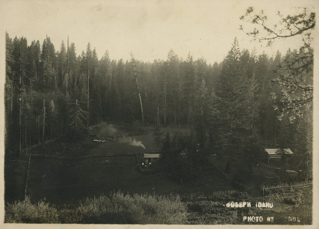 Robert Jay Kight Family Homestead, circa 1915 - Joseph, Idaho